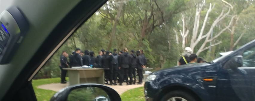 Neo-Nazis dispersed by police in North Sydney