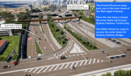 Major traffic changes coming to Warringah Freeway this weekend